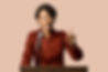 Woman Speaking Publicly
