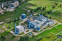 Aerial View of Power Station