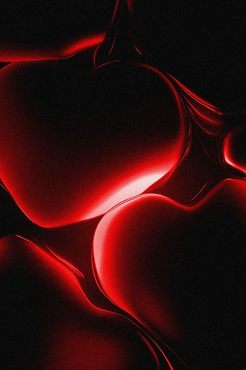 Abstract Red Shapes