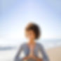 Meditating on Beach
