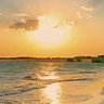Sunset Over Beach