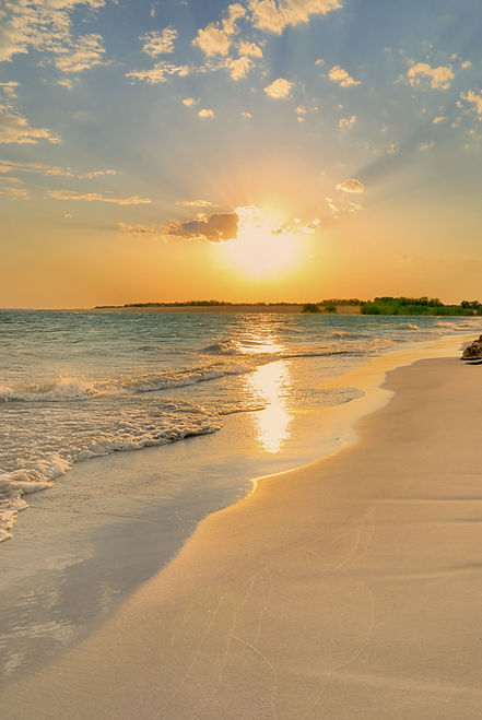 Serene Beach Sunset
