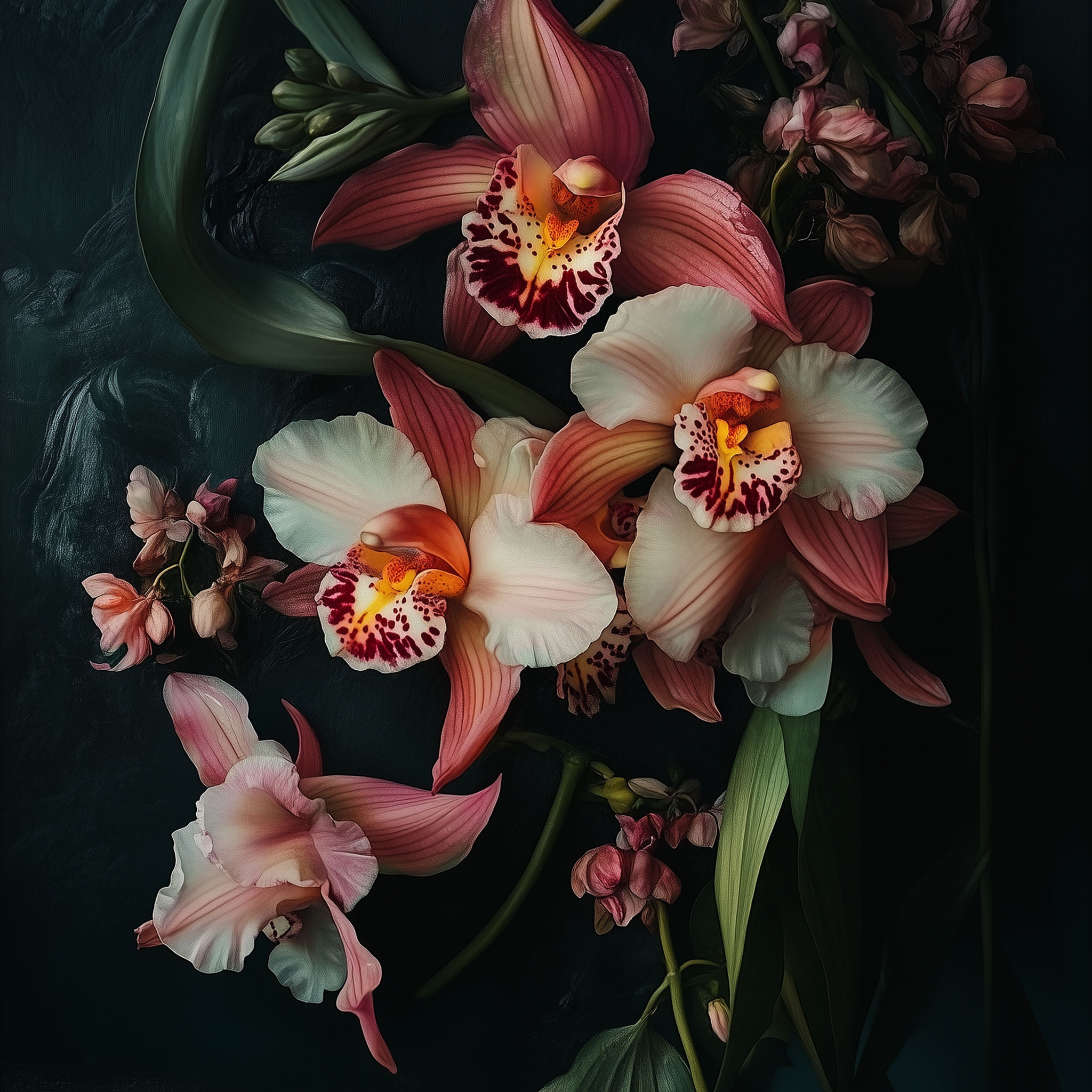 Art floral dans l'oasis