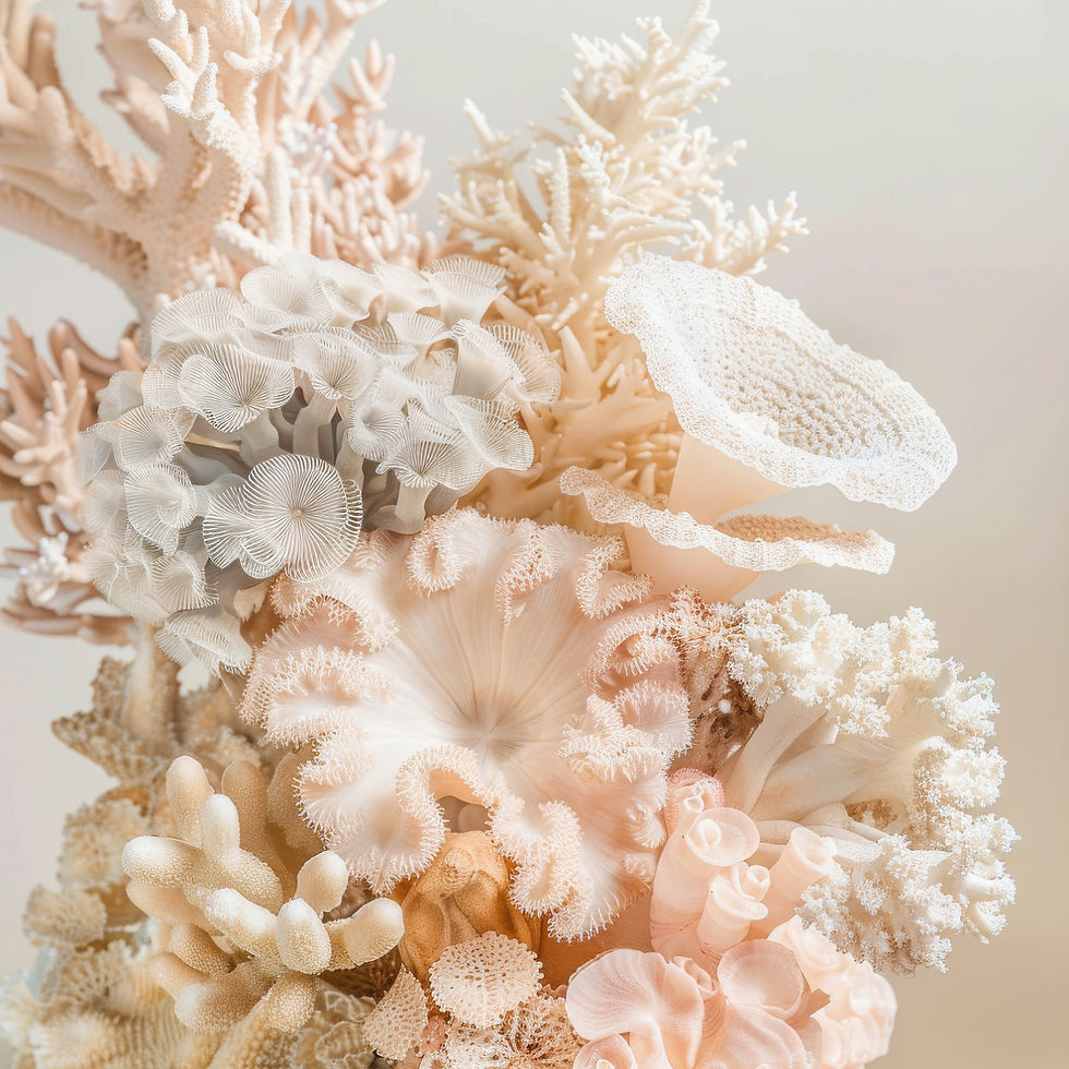 Delicate Coral Reef Close-Up
