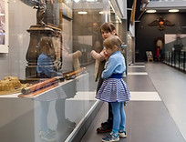 Kids visiting a museum