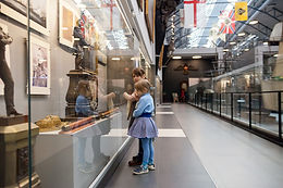 Kids visiting a museum