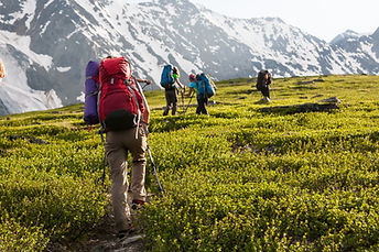 Backpacking in the mountains Kullu Manali Trible Adventura