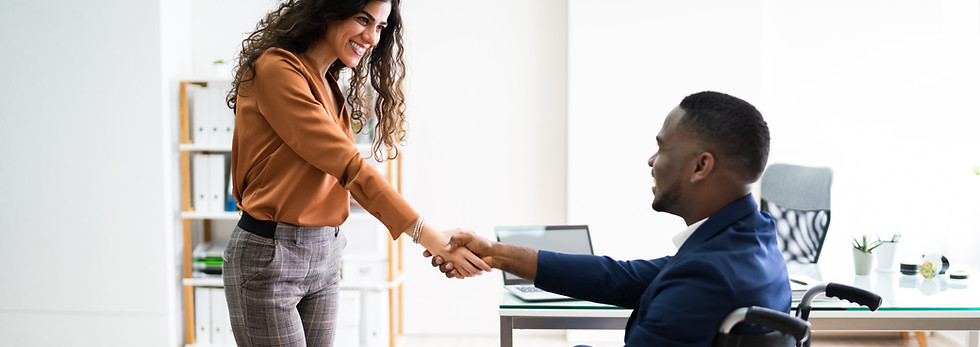 Handshake in Office