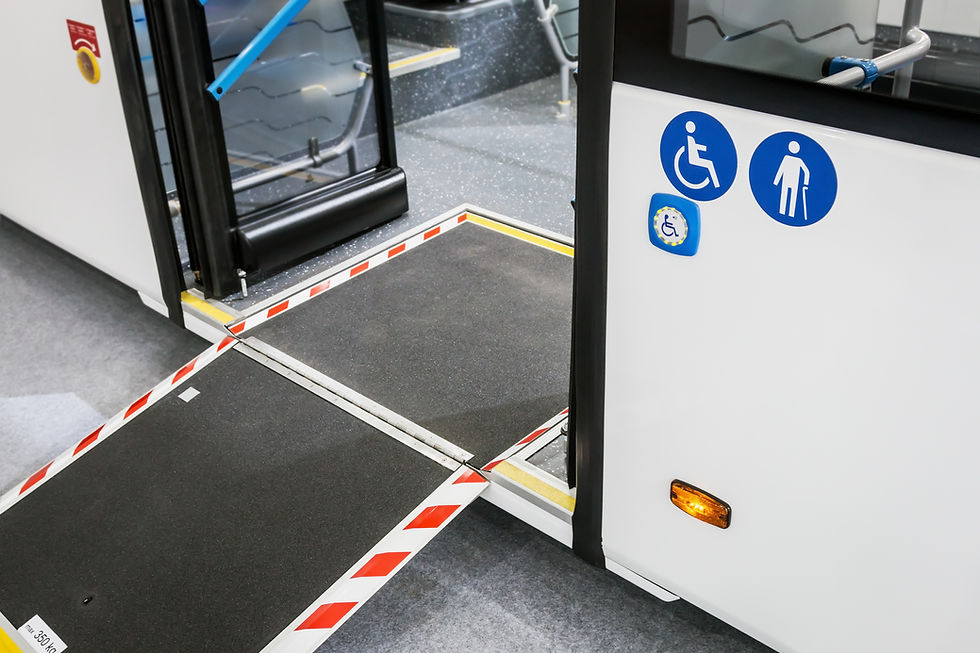 Disabled friendly bus