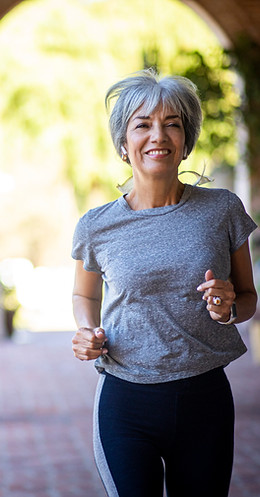 Woman Jogging Outdoors