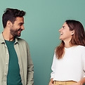 Pareja para conversación informal