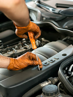 Working On Car Engine