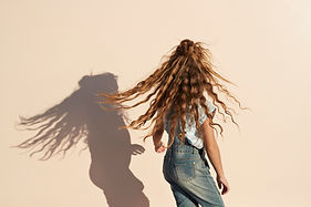 Spinning With Long Hair