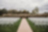 Outdoor wedding ceremony setup