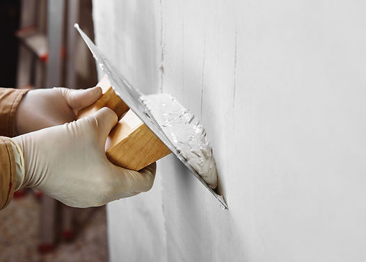 Plastering av en vägg