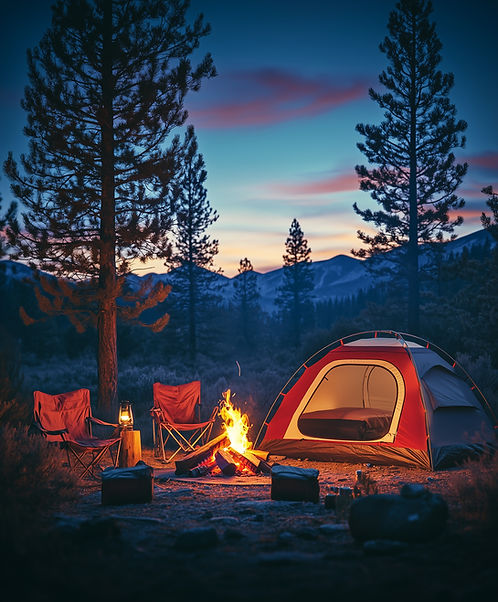 Camping Under Stars