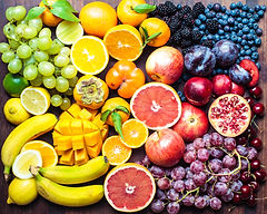 Fruits colorés