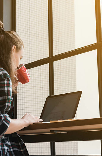 Travailler sur un ordinateur portable