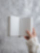 Open leeg boek
