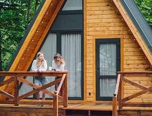 Wooden House Balcony