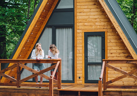 Wooden House Balcony