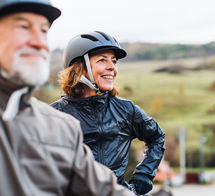 Bike Riding Couple
