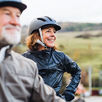Bike Riding Couple