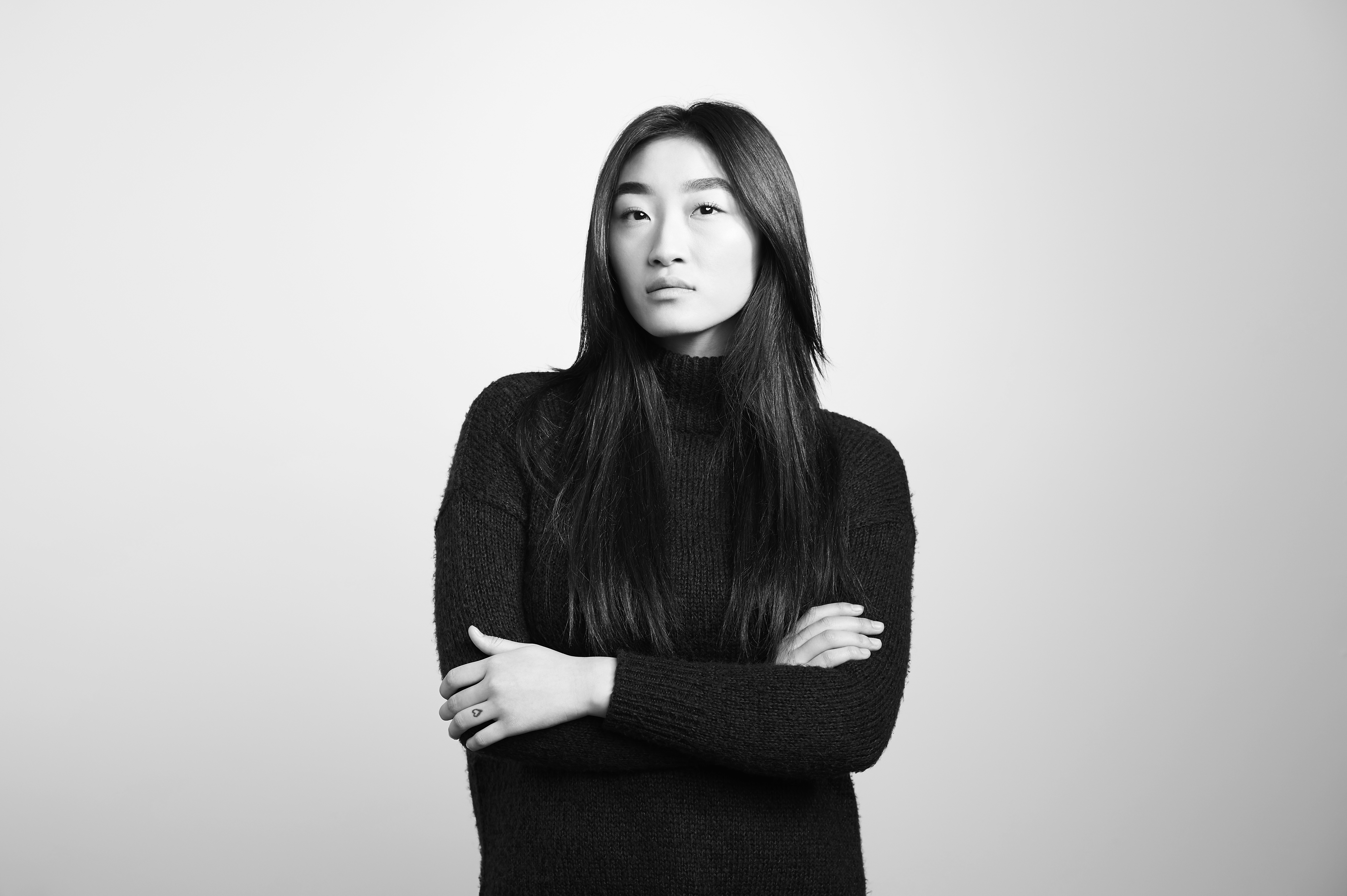 Black And White Portrait