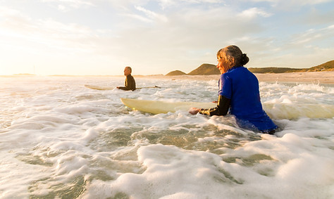 Surfers in Water