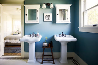 Master Bath of Craftsman style house