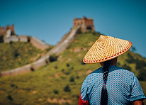 Person Near Wall