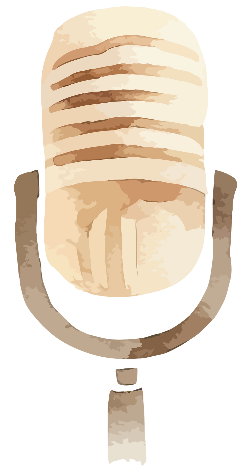 Illustration d'un microphone vintage