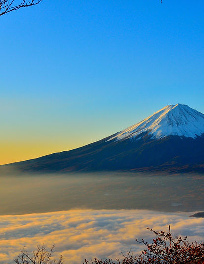 富士山の日の出