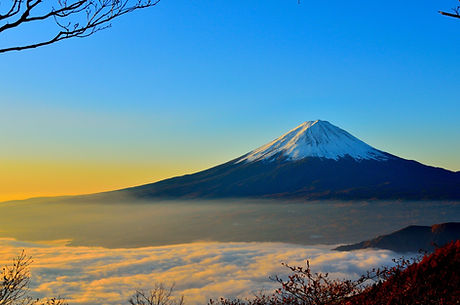 富士山の日の出