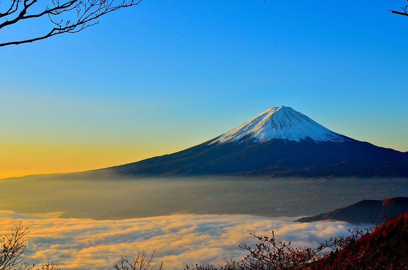 富士山の日の出