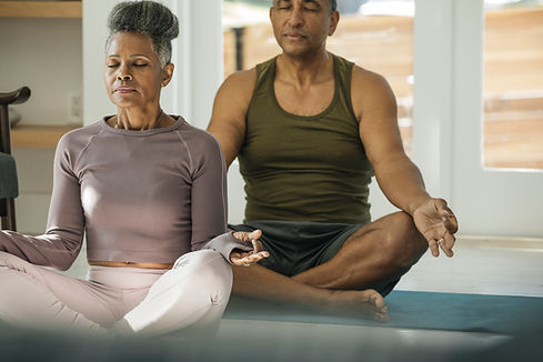 Couple Meditating