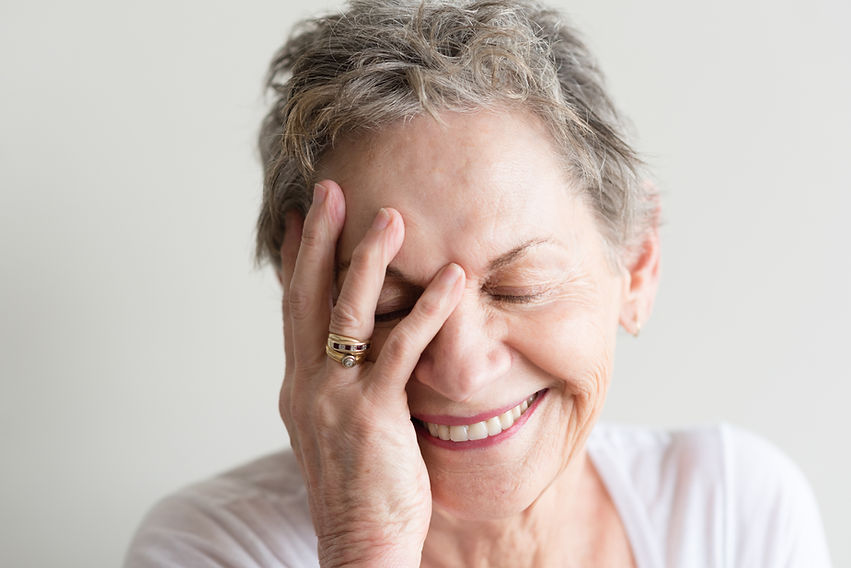 Woman with Stacked Rings