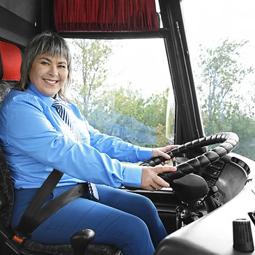 Bus Driver Smiling