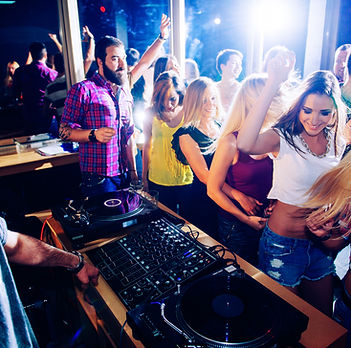 Party with mixing table