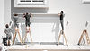 Installing White Awning