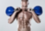 Man with Kettlebells