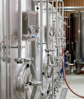 Moderne Bierbrauerei