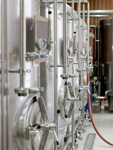 Modern Beer Brewery