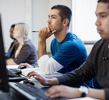 Students in Computer Class