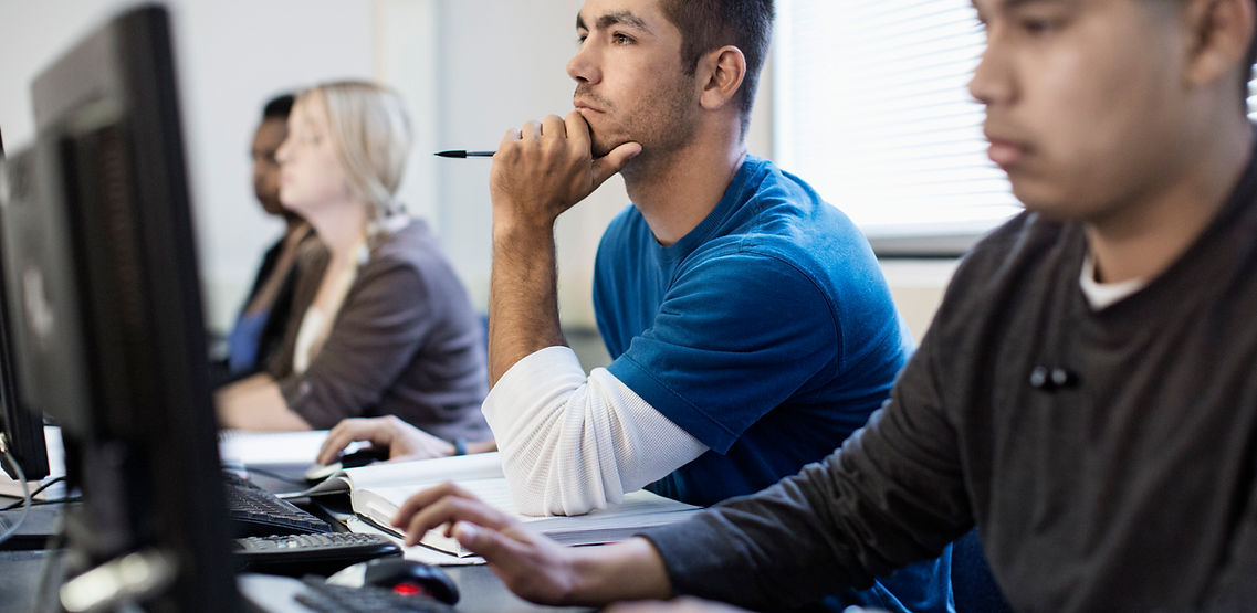 Students in Computer Class