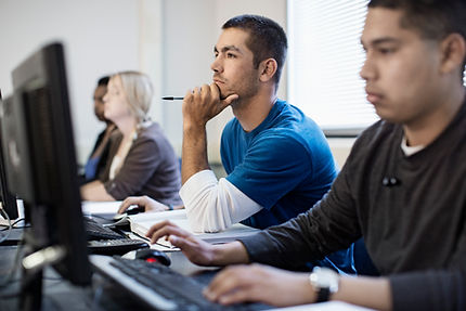 Students in Computer Class