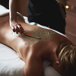 Séance de traitement en spa