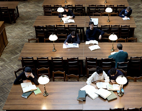 People in Library