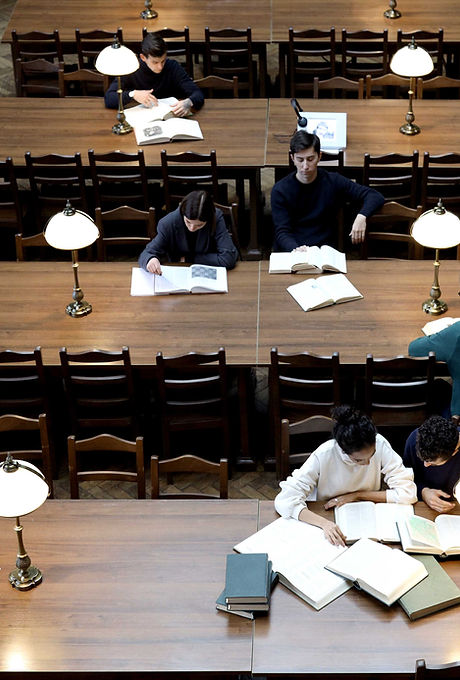 People in Library