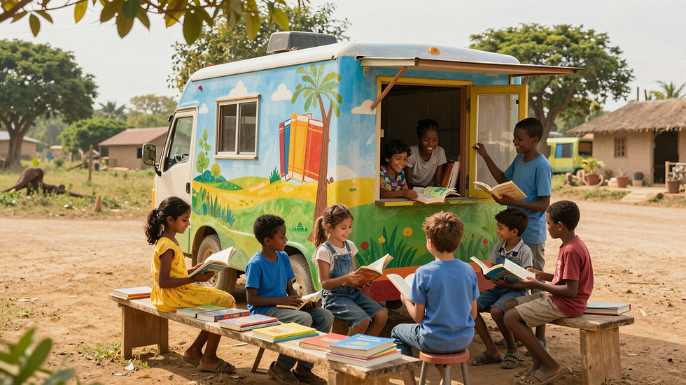 Mobile Library Scene